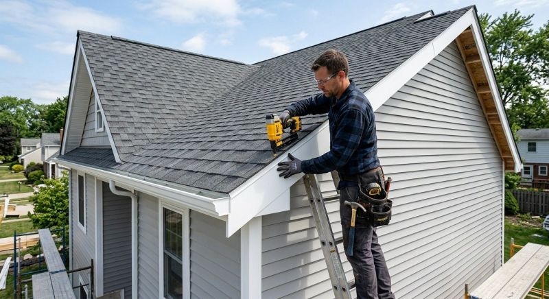 Aluminum Fascia Replacement in Overland Park, KS